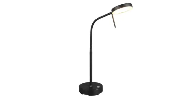 Trio Moreno fekete LED asztali lámpa (TRI-R54561132) LED 1 izzós IP20 Biztonságos vásárlás