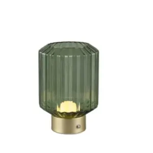 Bestseller Trio Lord sárgaréz-zöld LED asztali lámpa (TRI-R57761115) LED 1 izzós IP20