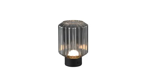 Trio Lord fekete-füstszínű LED asztali lámpa (TRI-R57761154) LED 1 izzós IP20 Árengedmény