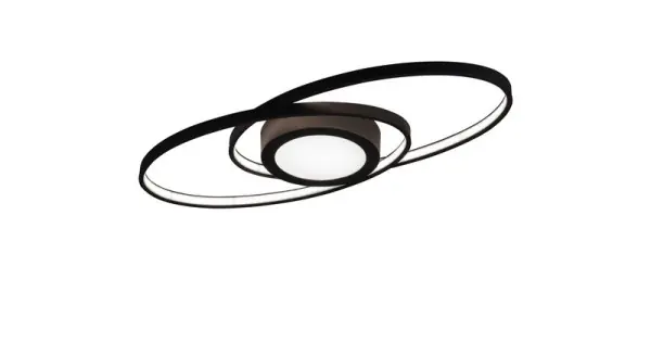 Trio Galaxy antracit LED mennyezeti lámpa (TRI-R62991142) LED 1 izzós IP20 Különleges ajánlat