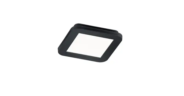 Legnépszerűbb Trio Camillus fekete fürdőszobai LED mennyezeti lámpa (TRI-R62931032) LED 1 izzós IP44