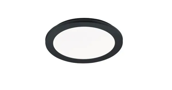 Trio Camillus fekete fürdőszobai LED mennyezeti lámpa (TRI-R62921532) LED 1 izzós IP44 Prémium