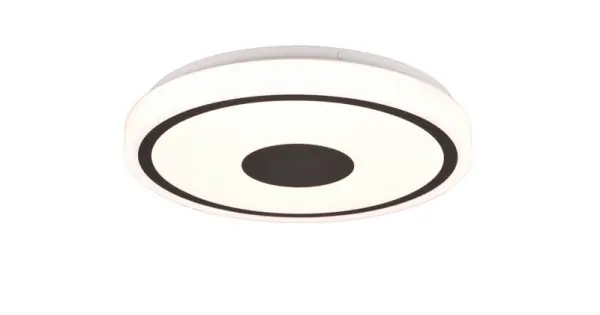 Trio Bunda fehér-fekete LED mennyezeti lámpa (TRI-R64361132) LED 1 izzós IP20 Szuper ajánlat