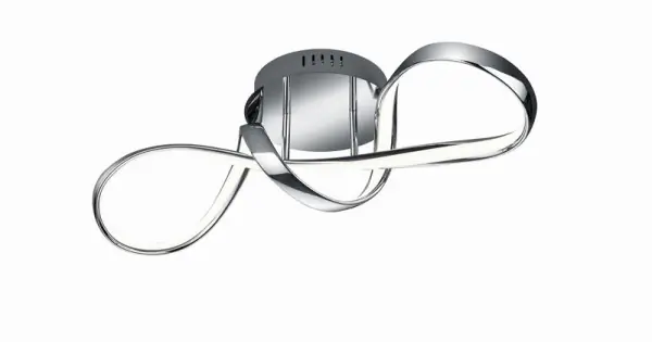 Vásárlói kedvenc Trio Perugia króm LED mennyezeti lámpa (TRI-R67091106) LED 1 izzós IP20