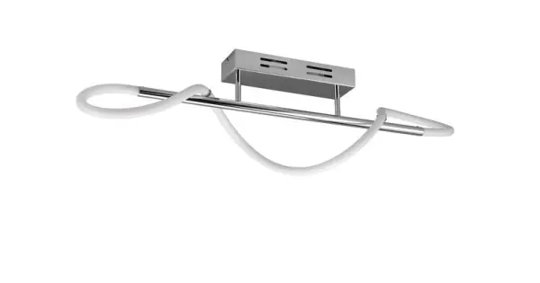 Trio Argos króm-fehér LED mennyezeti lámpa (TRI-R62361106) LED 1 izzós IP20 Prémium
