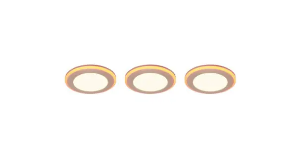 Trio Argus fehér LED beépíthető lámpa szett (TRI-653610331) LED 2 izzós IP20 Korlátozott ajánlat