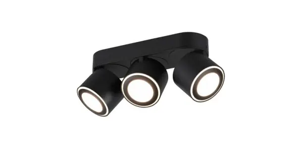 Legkelendőbb Trio Taurus fekete LED mennyezeti spotlámpa (TRI-652910332) LED 6 izzós IP20