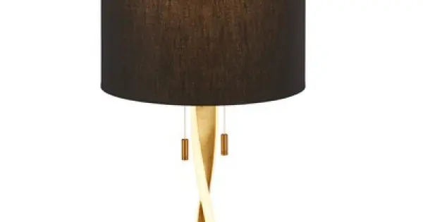 Ajánlat Trio Nandor arany-barna asztali lámpa (TRI-575310379) LED+E27 2 izzós IP20