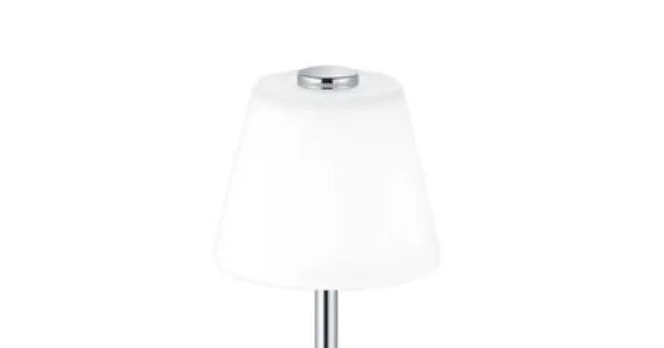 Legkelendőbb Trio Emerald króm-fehér LED asztali lámpa (TRI-525490106) LED 1 izzós IP20