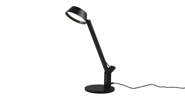 Újdonság Trio Ava fekete LED asztali lámpa (TRI-523090132) LED 1 izzós IP20