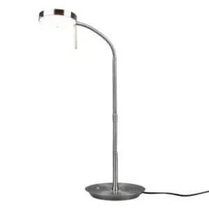 Vedd meg online Trio Monza matt nikkel LED asztali lámpa (TRI-523310107) LED 1 izzós IP20