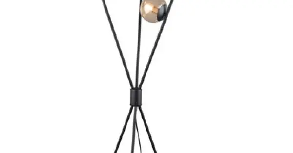 Gyors kiszállítás Trio Lance fekete állólámpa (TRI-403400317) LED 3 izzós IP20