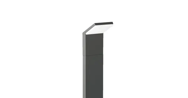 Ideal Lux Style szürke-fehér LED kültéri állólámpa (IDE-322599) LED 1 izzós IP54 Kiárusítás