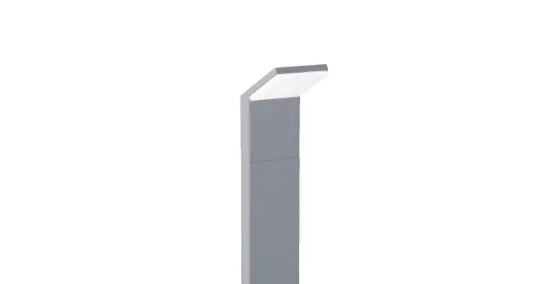Nézd meg most Ideal Lux Style szürke-fehér LED kültéri állólámpa (IDE-322551) LED 1 izzós IP54