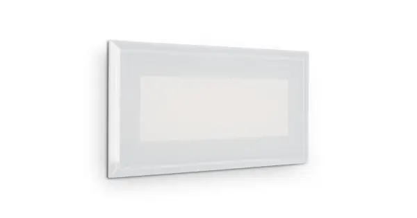 Ideal Lux Indio szürke-fehér falba/talajba építhető LED kültéri lámpa (IDE-255804) LED 1 izzós IP65 Biztonságos fizetés