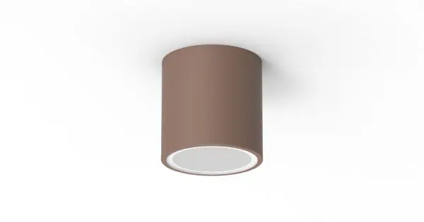 Olcsó Ideal Lux Techo barna-fehér kültéri mennyezeti lámpa (IDE-318134) GU10 1 izzós IP54
