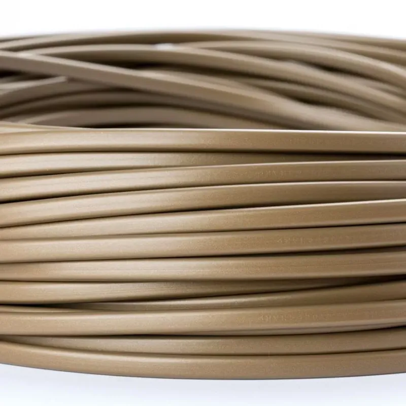 Akciós ár Kábel, PVC, 2x0,75mm², 1 m, lapos, aranyozott