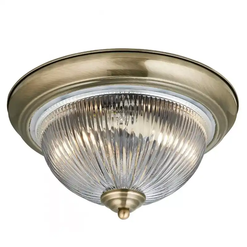 AMERICAN DINER bronz - Fürdőszobai mennyezeti lámpa; IP44; 2xE14; átm 29cm - Searchlight-4370 Bestseller