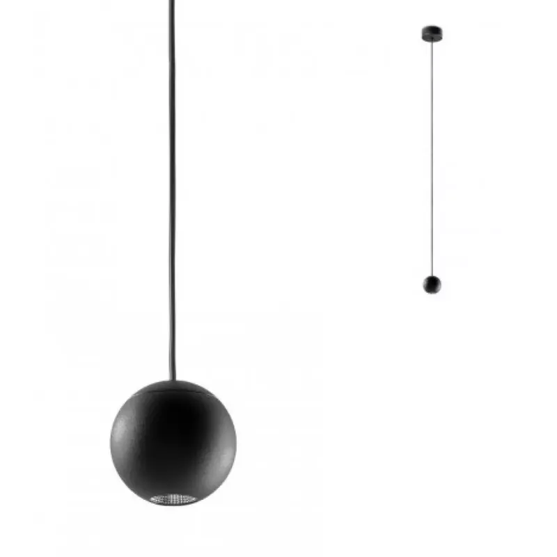 Vedd meg most OBO - LED függeszték lámpa, matt fekete színű, 459lm; átm 5cm - Redo-01-1834