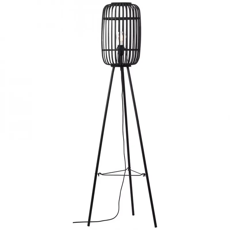 WOODROW - 1 izzós rattan állólámpa; 1xE27; m 130cm - Brilliant-94977/76 Outlet
