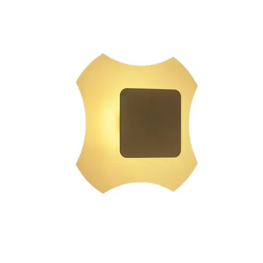 Biztonságos vásárlás OLEV LED fali lámpa ORNATO SQUARE, arany/barna, fém 2700 K