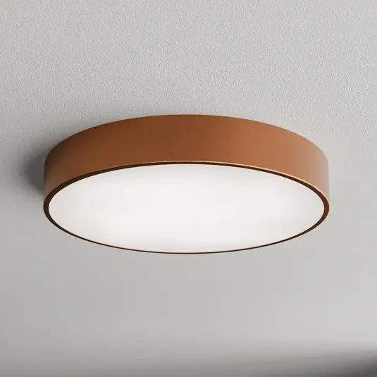 Vedd meg most Cleo 500 mennyezeti lámpa, réz, érzékelő, IP54, Ø 50 cm, fém