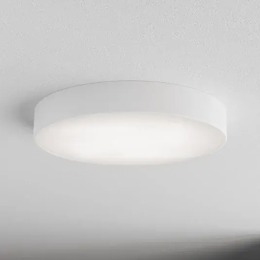 Akció Cleo 500 mennyezeti lámpa, fehér, érzékelő, IP54, Ø 50 cm, fém