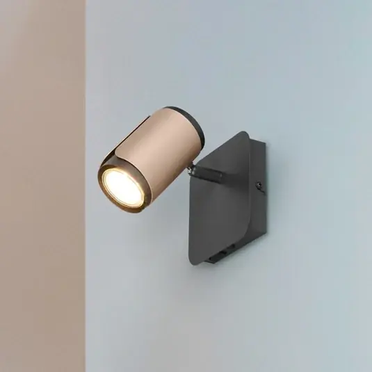 Ajánlat Gillan mennyezeti spotlámpa, kávé, 1 izzó, fém, GU10