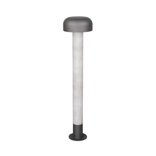 Ösvény világítás Fraser, szürke/betonhatású, alumínium, IP54, magasság 84,5 cm Prémium