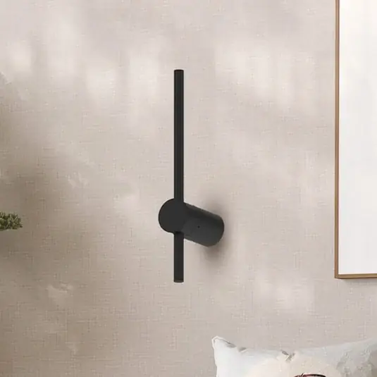 Vásárlói kedvenc LED fali világítás Swing, magasság 30 cm, CCT, fém, fekete