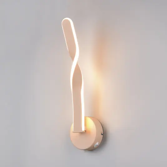 LED fali világítás Ginko, homok, fém, magasság 45,5 cm Szuper akció