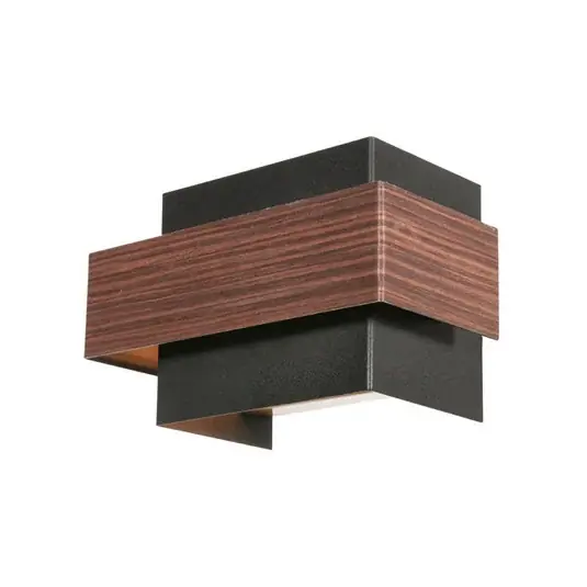 Bestseller LED fali világítás Muro 3368, faoptika, fel/le, G9, 2700 K