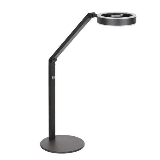 LED asztali világítás Ringlux, fekete, fém, állítható Azonnal elérhető