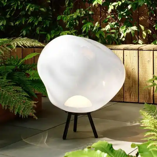 Tom Dixon LED akkumulátoros teraszlámpa Melt large, opál, 57 cm Akció