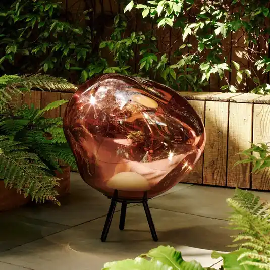 Rendeld meg most Tom Dixon LED akkumulátoros teraszlámpa Melt large, rézszínű