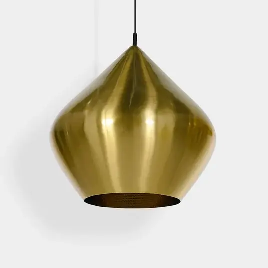 Tom Dixon LED lógó lámpa Beat Stout, sárgaréz színű, Ø 52 cm Exkluzív ajánlat