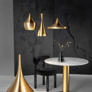 Tom Dixon LED lógó lámpa Beat Wide, sárgaréz színű, Ø 36 cm Ajánlat