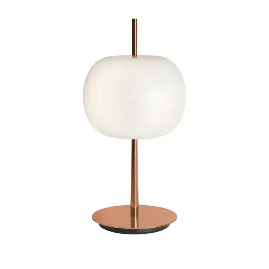 kdln KUSHI LED asztali világítás, réz, magasság 32 cm, fényerőszabályozó, CCT Olcsóbb