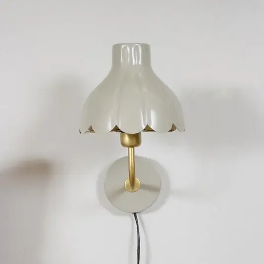PR Home Wells fali lámpa, bézs/arany színű, 21 cm, fém Különleges ajánlat