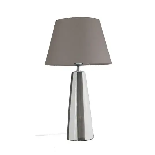 PR Home Leya asztali lámpa, barna/fehér, magasság 54 cm, fém/szövet Legkelendőbb