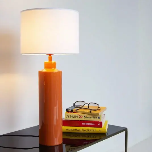 PR Home Solo asztali lámpa, narancssárga/fehér, magasság 65 cm Legkelendőbb