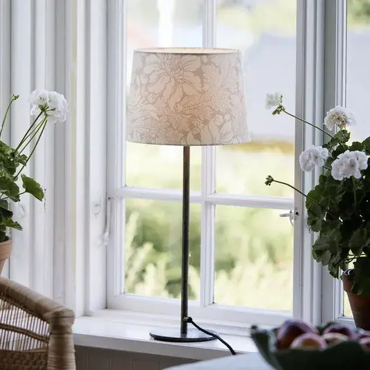 Exkluzív ajánlat PR Home asztali lámpa BASE ACANTHUS, fehér/ezüst színű, 58 cm