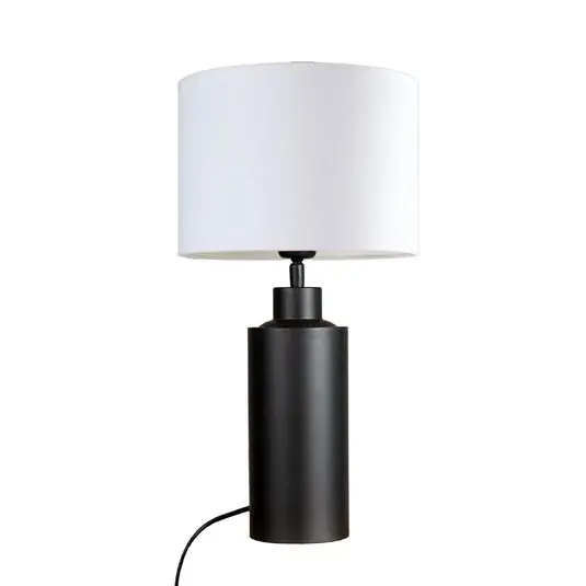 Vedd meg most PR Home Solo asztali lámpa, fekete/fehér, magasság 55 cm, szövet