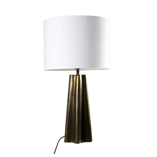 PR Home Aira asztali lámpa, magasság 65 cm, sárgaréz színű/fehér Akciós ár