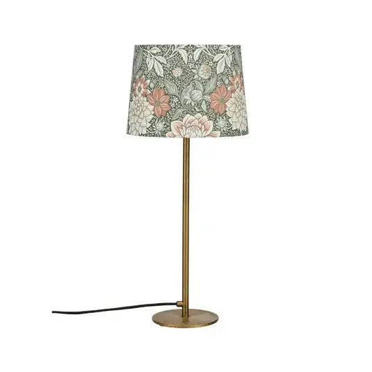 PR Home BASE DAHLIA asztali lámpa, zöld, magasság 58 cm, szövet Vedd meg most