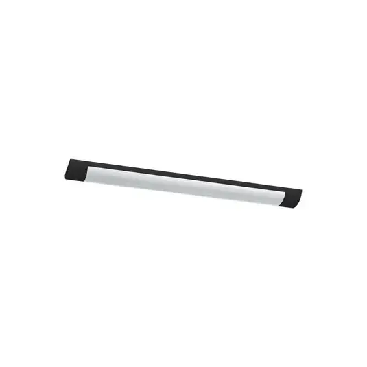 Expressz szállítás LED mennyezeti világítás Batten, hossz 60 cm, alumínium, fekete, 4000 K
