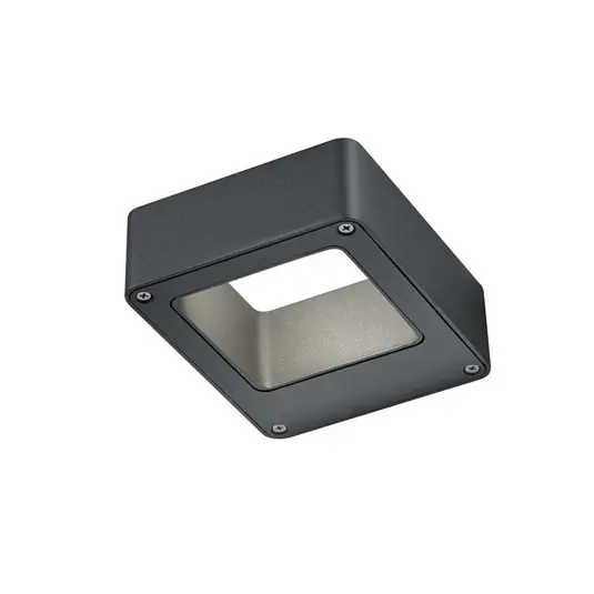 Alacsony ár RENO LED kültéri falilámpa, antracit, szélesség 12 cm, fém, IP54