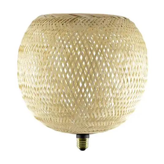 Szuper ajánlat Segula LED Floating Bambus természetes G300 E27 5W dimmelhető 2200 K