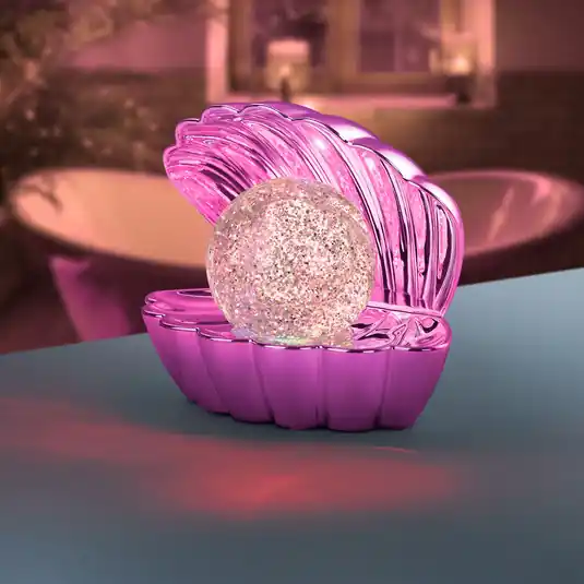 Szuper akció LED asztali világítás Shelly, rózsaszín, műanyag, 18 cm, RGB