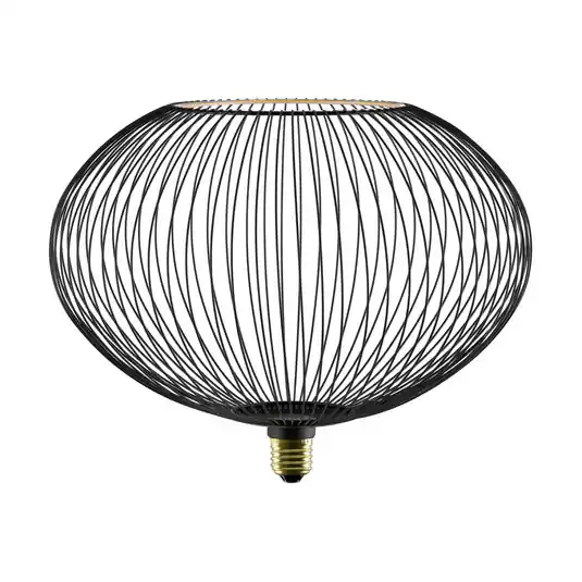 Segula LED Floating Filo fekete Oval300 E27 6W dimmelhető 2200 K dimmelhető Akciós ár